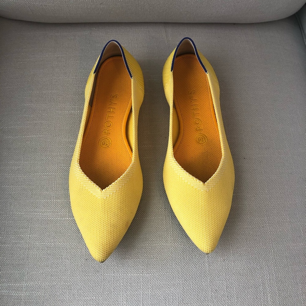 Rothy’s Points in Yellow Sunshine